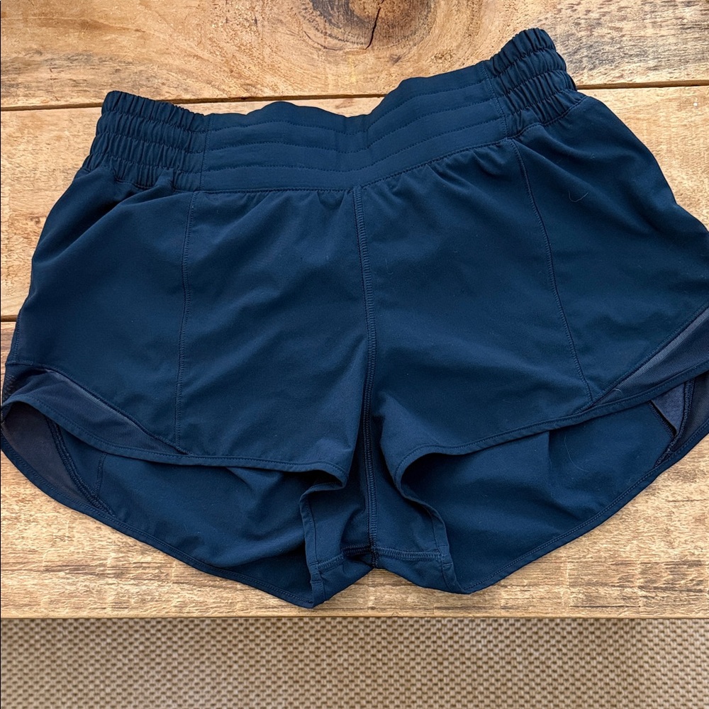 Lululemon Athletica Dark Blue Athletic Shorts